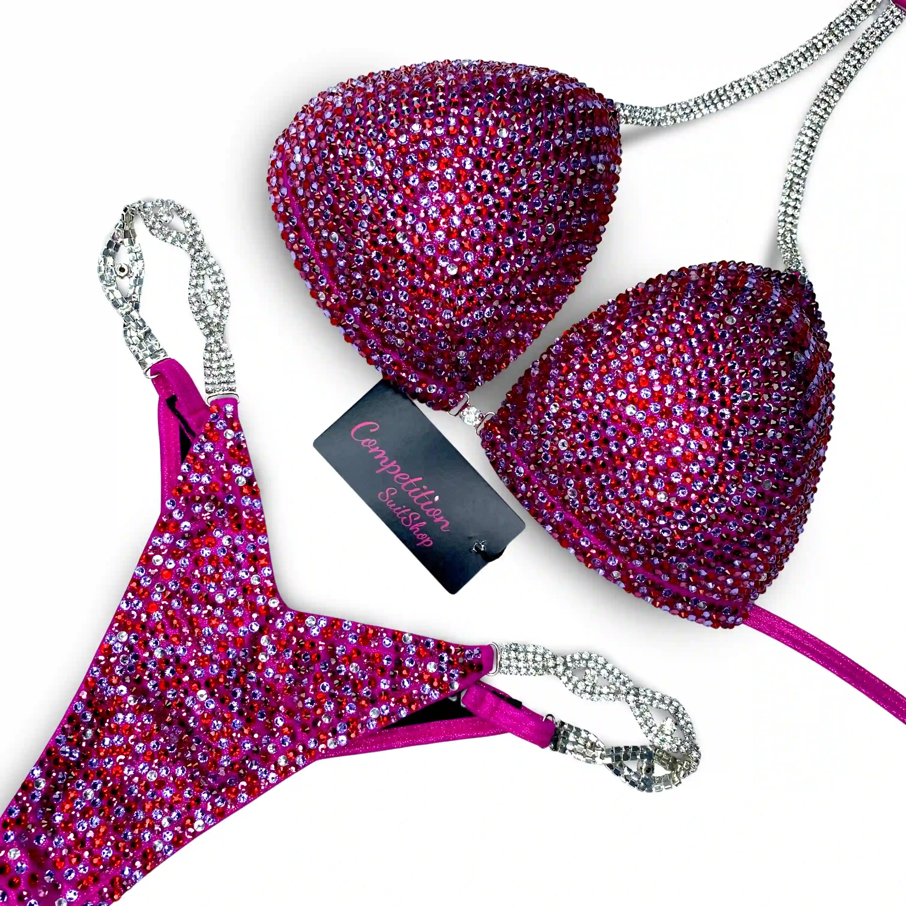 Pink Purle Candylicious Competition Bikini Suit (B163)